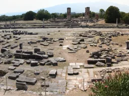 Romeins forum van Antiek Philippi